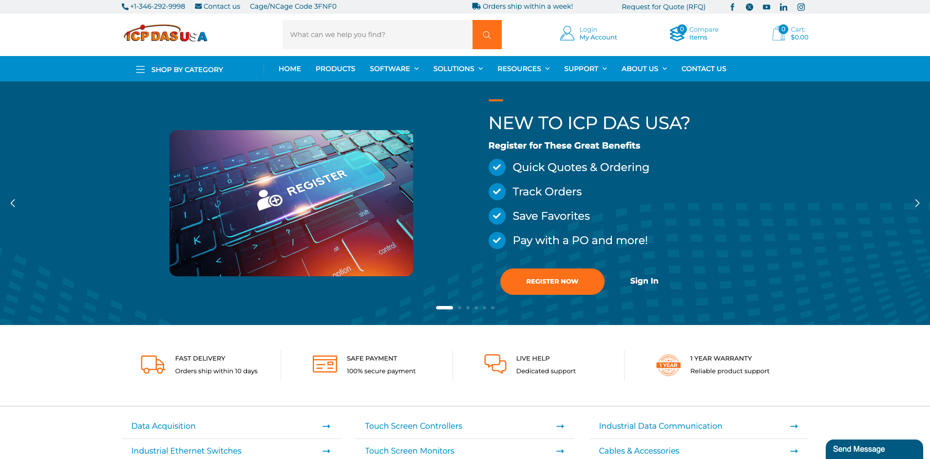 ICP DAS USA Website